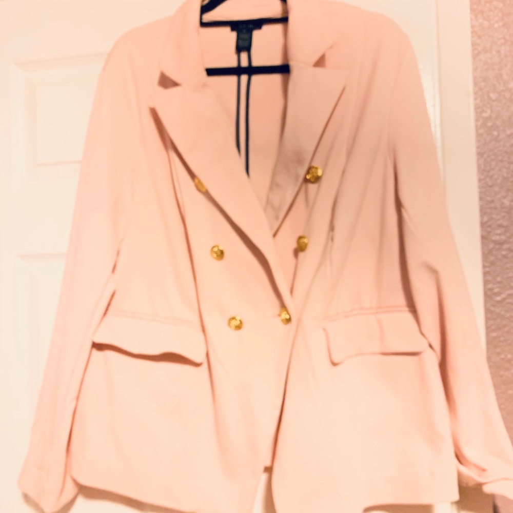 Pink blazer